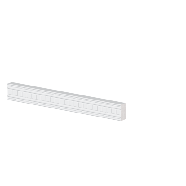 Rodameio Poliestireno 03cm Versalhes Branco 33003 Arquitech