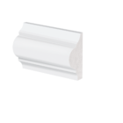 Rodameio Poliestireno 06cm Classico Branco 31006 Arquitech