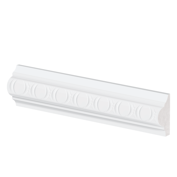 Rodameio Poliestireno 06cm Versalhes Branco 33006 Arquitech