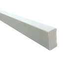 Rodameio Poliestireno 3cm Liso Branco 30003 Arquitech 2,4 Met