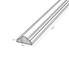 Rodameio Universal em Poliestireno Boiserie 3x240cm Moldurama