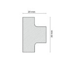 Rodameio Versátil Up236 Perfil De Poliestireno Homestar - Cai