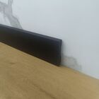 Rodapé 07cm Poliestireno Lev71 Preto Santa Luzia 2,4 Metros