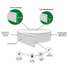 Rodapé 10cm Em E.v.a Autocolante Rolo 5 Metros