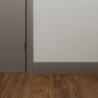 Rodape 10cm Liso Cinza Titanium Poliestireno 454 - Santa Luzia