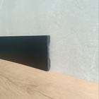 Rodapé 10cm Poliestireno Lev101 Preto Santa Luzia 2,4 Metros