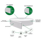 Rodapé 7cm Em E.v.a Autocolante Liso Rolo 10 Metros