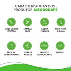 Rodapé 7cm Em E.v.a Autocolante Rolo De 5 Metros