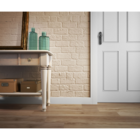 Rodape 7x1,3x240cm Liso Branco Poliestireno Lev71 - Santa Luz