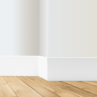 Rodape 7x1,3x240cm Liso Branco Poliestireno Lev71 - Santa Luz