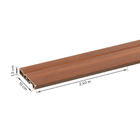 Rodapé Acqua New 28 com Friso 10x240cm Max Eucatex