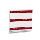 Rodapé Curvo Lete Autocolante Sem Aba 100mm X 25mm - Homeney