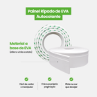 Rodapé De Eva Autocolante Lambri Decorativo Acabamento Portas