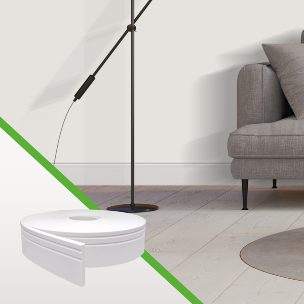 Rodapé De Eva Autocolante Lambri Decorativo Acabamento Portas