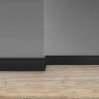 Rodapé De Eva Autocolante Rp16p 10cm Preto 10 Metros Rp16p 04