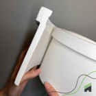 Rodapé De Eva Para Sobrepor Meu Rodapé 15x2cm - 5m