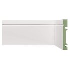 Rodapé De Mdf 10cmx15mmx2,40m Com Friso 1003  Branco