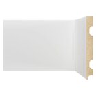 Rodapé De Mdf 15cmx15mmx2,40m Liso 1501  Branco Liso
