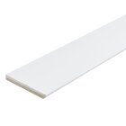 Rodapé De Mdf 15cmx15mmx2.20m Revestido Liso   Branco