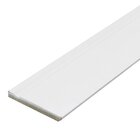 Rodapé De Mdf 15cmx15mmx2.20mmdf Revestido Frisado   Branco