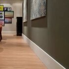 Rodapé De Mdf 20cmx15mmx2,40m Com Liso 2001  Branco Liso