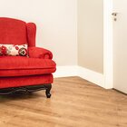 Rodapé De Mdf 5cmx15mmx2.20m Revestido Liso   Branco