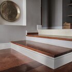 Rodapé De Mdf 7cm X 15mm X 1,80m Com Friso Moldufama 702 Bran