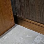 Rodapé De Mdf 7cm X 15mm X 2,40m Com Friso Resistente A Umida