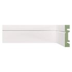 Rodapé De Mdf 7cmx15mmx2,40m Frisado Resistente A Umidade 703