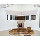 Rodapé De Mdf 7cmx15mmx2.20m Revestido Liso   Branco