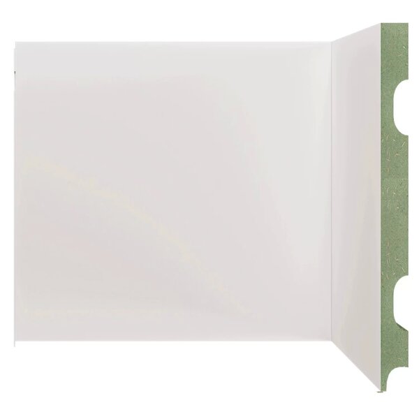Rodape De Mdf Liso 20cm X 2,40m Rende 2,4 Metros Moldufama 20