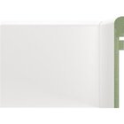 Rodapé De Mdf Liso De Sobrepor 15cmx2,40m Rende 2,4m 1202  Br