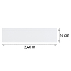Rodapé de MDF Naval Branco RP15A Premium 14x240cm Artens