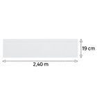 Rodapé de MDF Naval Branco RP20A Premium 19x240cm Artens