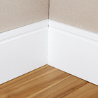 Rodapé de MDF Naval Branco Frisado Lacca Premium 19x240cm Artens