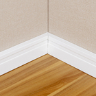 Rodapé de MDF Naval Branco Frisado Lacca Premium 5x240cm Artens