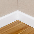 Rodapé de MDF Naval Branco Abaulado Lacca Premium 7x240cm Artens