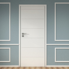 Rodapé de MDF Ultra Branco RP5A Premium 5x240cm Artens