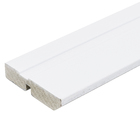 Rodapé de MDF Ultra Branco RP7A Premium 7x240cm Artens