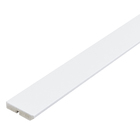 Rodapé de MDF Ultra Branco RP7A Clean Premium 7x240cm Artens