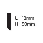 Rodapé De Poliestireno 10 Barras Lisas De 5cmx2,44m Rende 24,