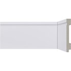 Rodape De Poliestireno 10cm Branco B106 Frisado - Santa Luzia