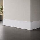 Rodape De Poliestireno 10cm Branco B107 Liso - Santa Luzia