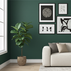 Rodapé De Poliestireno 10cm De Altura Branco Frisado POR METR