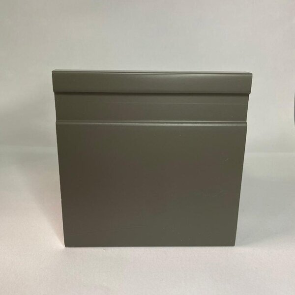 Rodapé De Poliestireno 10cm X 15mm Frisado Color 2,4 Metro Li