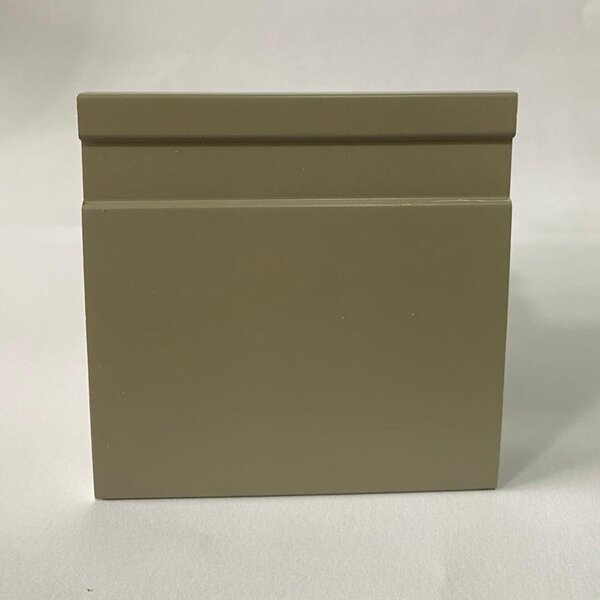 Rodapé De Poliestireno 10cm X 15mm Frisado Color 2,4 Metro Li