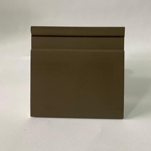 Rodapé De Poliestireno 10cmx15mm Frisado Color 2,4metro Linea