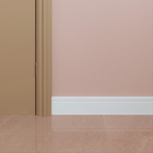 Rodapé de Poliestireno Branco 457 10x240cm Santa Luzia