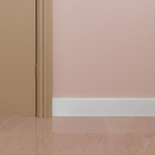 Rodapé de Poliestireno Branco 454 10x240cm Santa Luzia