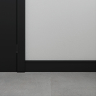 Rodapé de Poliestireno Preto 3457 10x240cm Santa Luzia